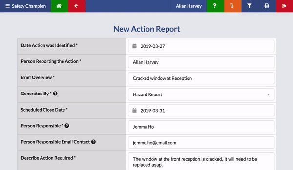 safety-champion-hazard-corrective-action-software-action