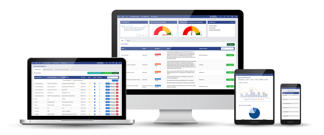 safety champion software whs software is available on all devices through responsive design