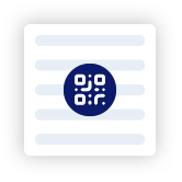 An icon displaying QR code features on Safety Champion Software app for Android and iOS.